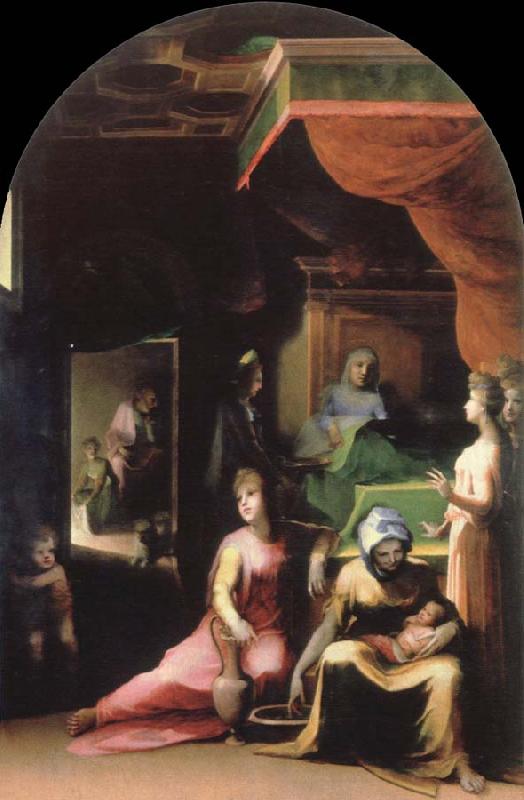 Domenico Beccafumi nativity of the virgin Sweden oil painting art